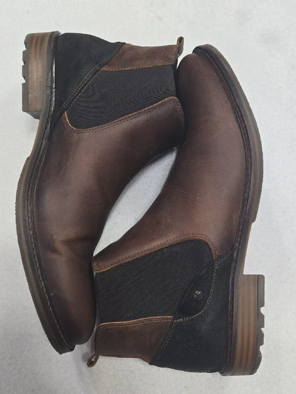 Bull Boxer Men's Brown Leather Ankle Boots